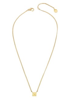 AllSaints Small Stud Pendant Necklace in Gold at Nordstrom