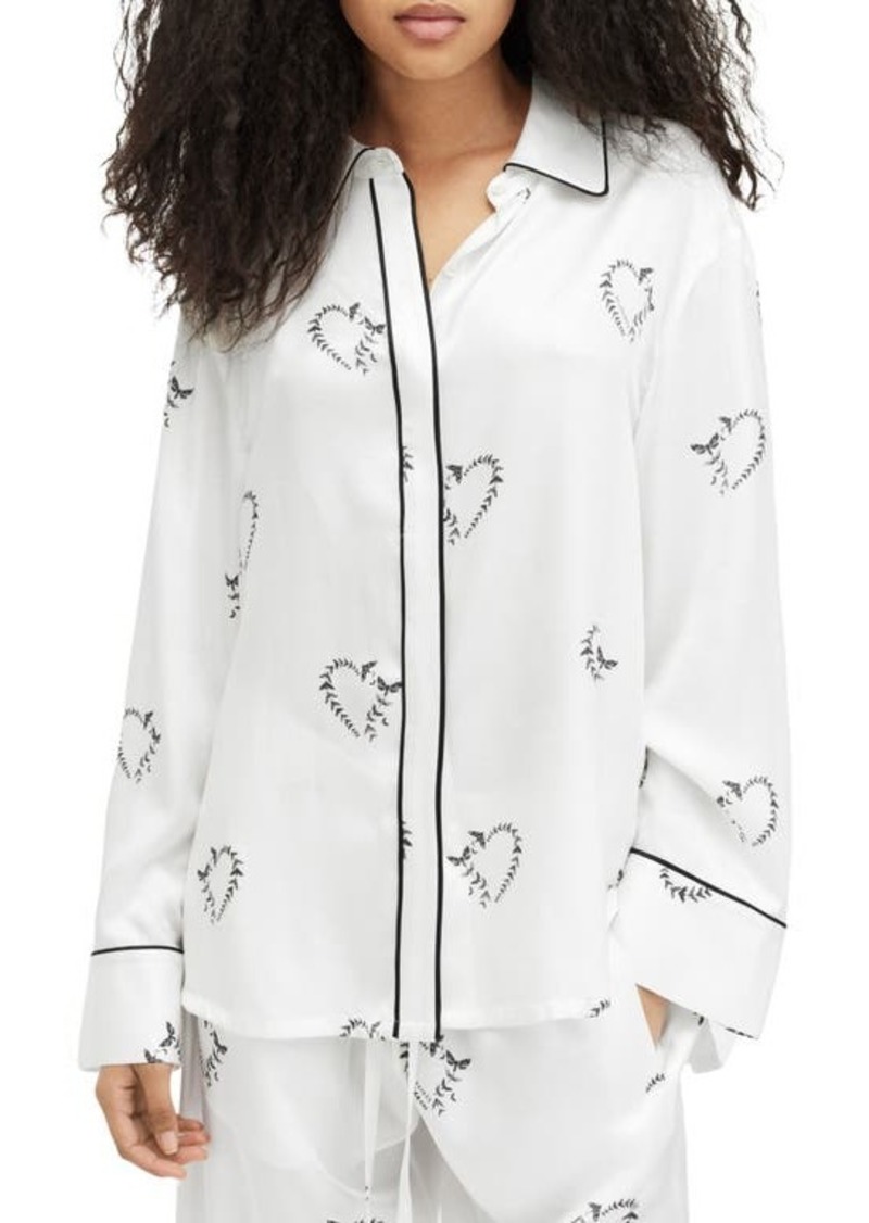 AllSaints Sofi Escalera Button-Up Shirt