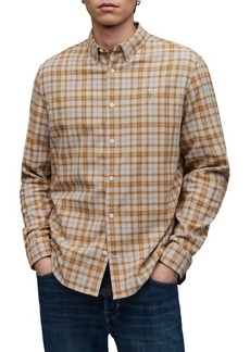 AllSaints Sonny Plaid Flannel Button-Up Shirt