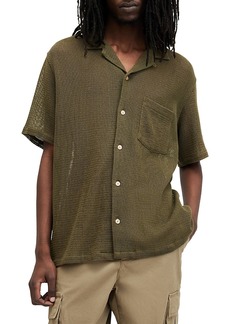 Allsaints Sortie Short Sleeve Button Down Camp Shirt