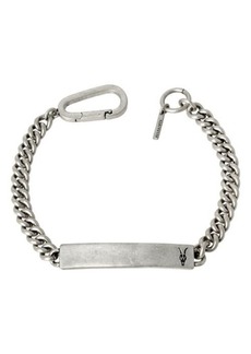 AllSaints Sterling Silver ID Bracelet