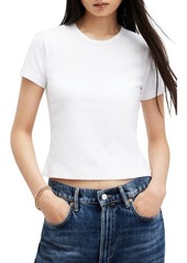 AllSaints Stevie Crop Cotton Rib T-Shirt
