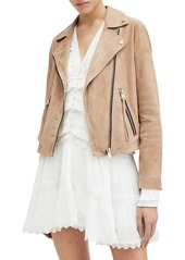 Allsaints Suede Dalby Biker Jacket