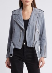 AllSaints Suede Moto Jacket