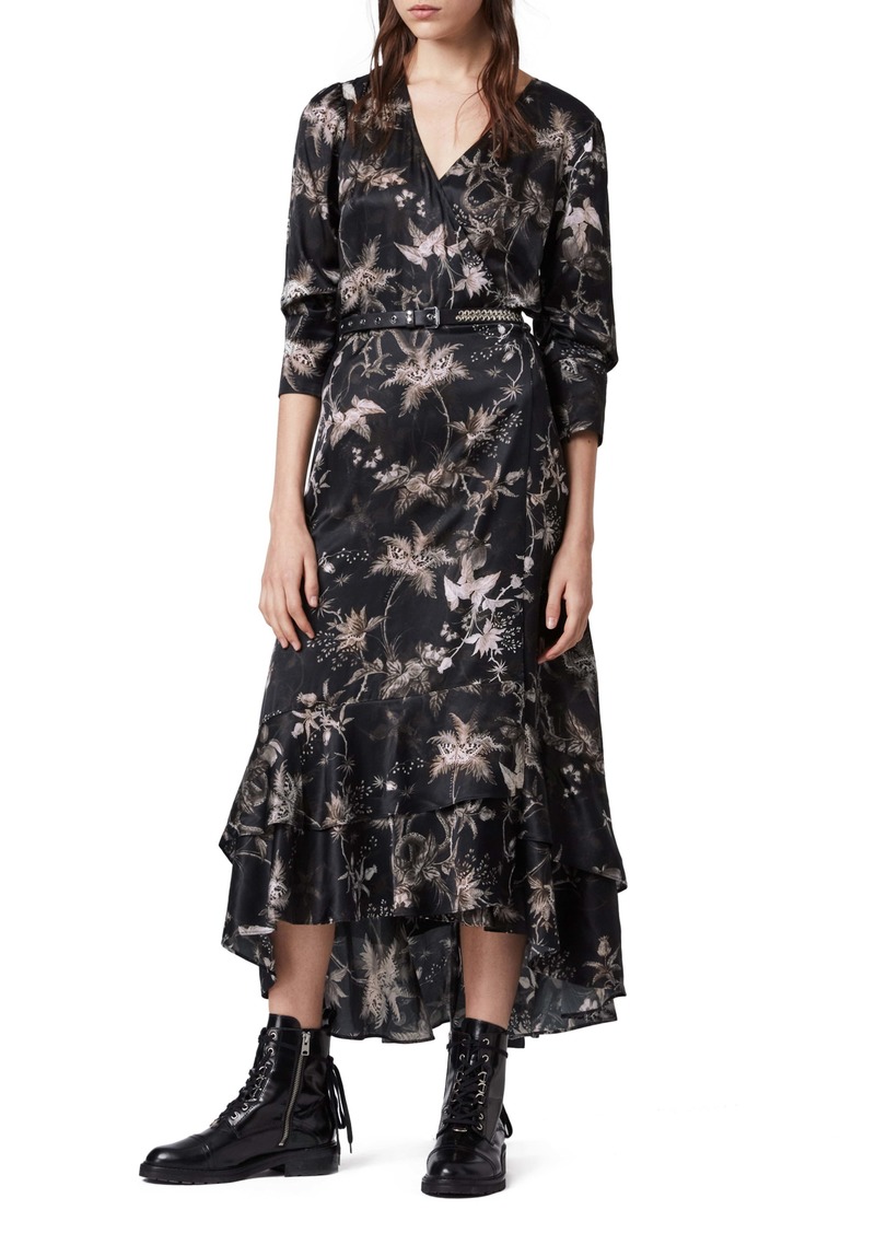 all saints wrap dress