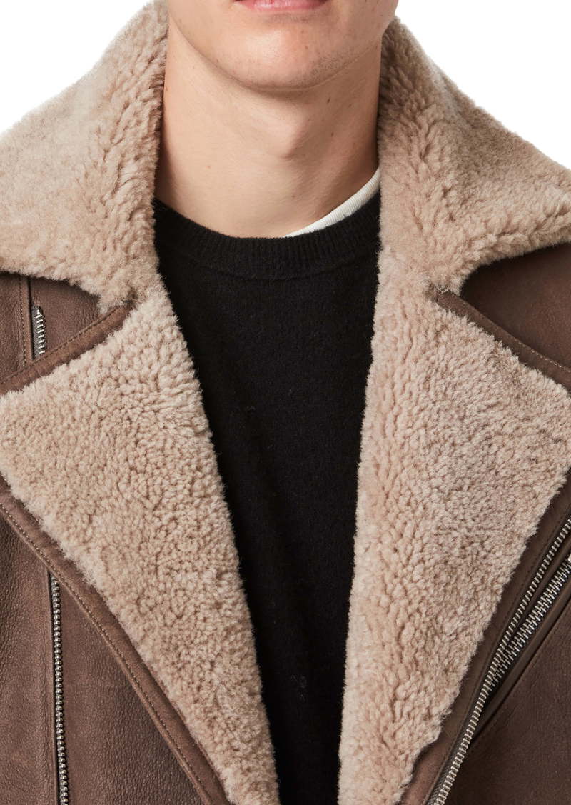 allsaints terro shearling