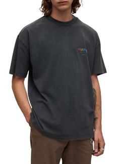 AllSaints Underground Pride Oversize Organic Cotton Graphic T-Shirt