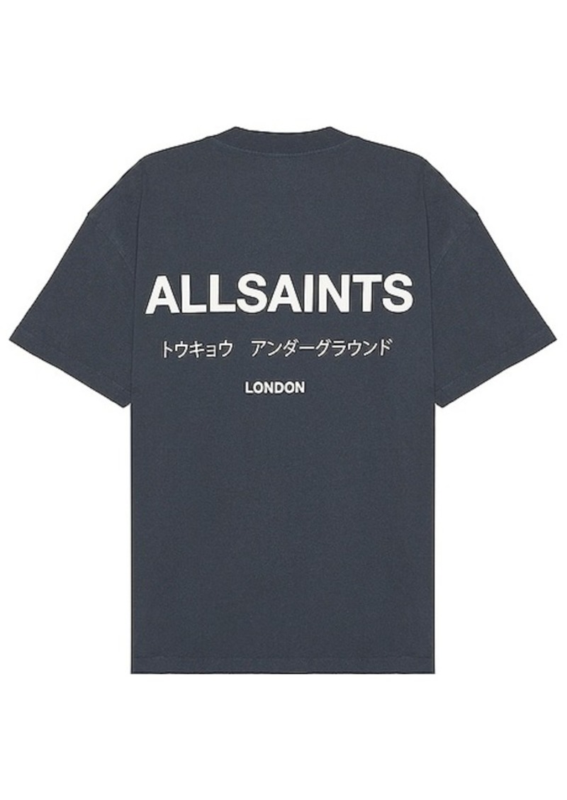 ALLSAINTS Underground Short Sleeve Crew