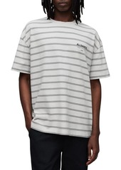 AllSaints Underground Stripe Cotton Graphic T-Shirt