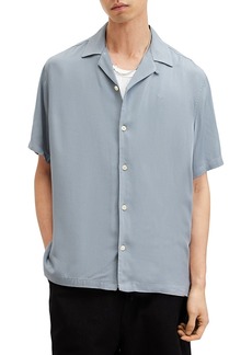Allsaints Venice Short Sleeved Relaxed Fit Button Down Shirt