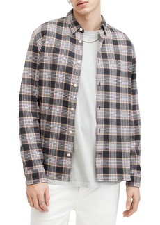 AllSaints Ventana Check Relaxed Fit Button-Up Shirt