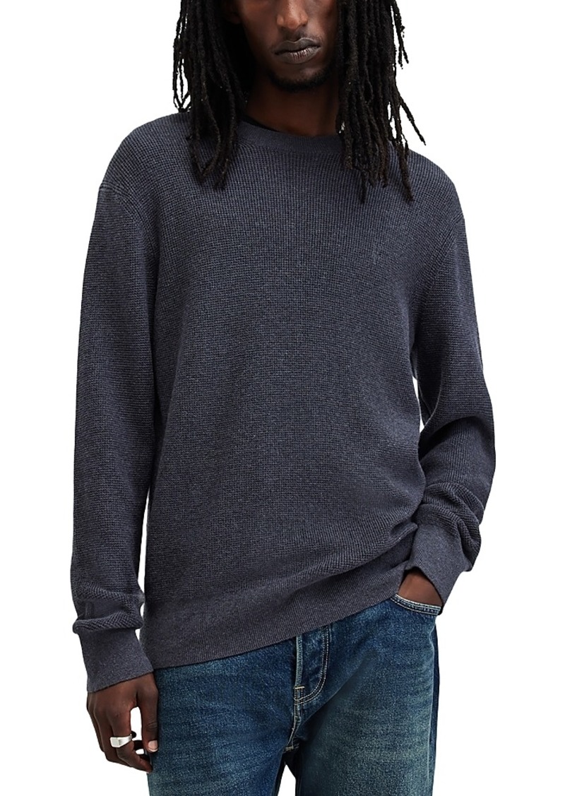 Allsaints Waffle Crewneck Sweater