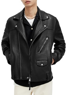 Allsaints Warner Leather Biker Jacket
