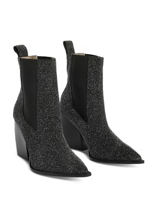 Allsaints Women's Ria Sparkle Pull On High Heel Chelsea Boots