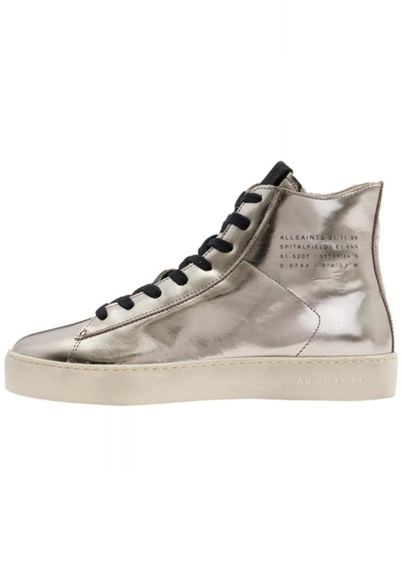 AllSaints Women's TANA MET HIGH TOP Sneaker