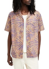 AllSaints Yucca Embroidered Camp Shirt