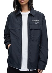 Allsaints Zito Relaxed Fit Zip Front Jacket