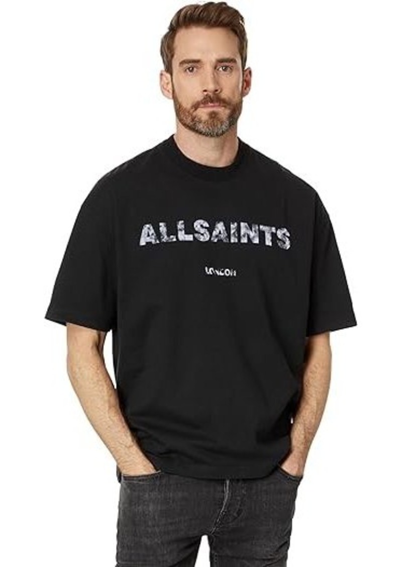 AllSaints Flocker Short Sleeve Crew