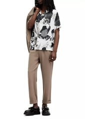 AllSaints Frequency Floral Camp Shirt