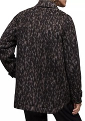AllSaints Jessa Leopard Patterned Jacket