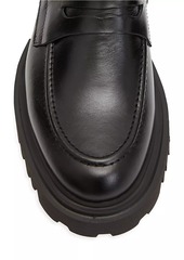 AllSaints Lola Leather Penny Loafers