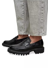 AllSaints Lola Leather Penny Loafers