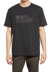 AllSaints Men's Silas Graphic Tee in Jet Black at Nordstrom