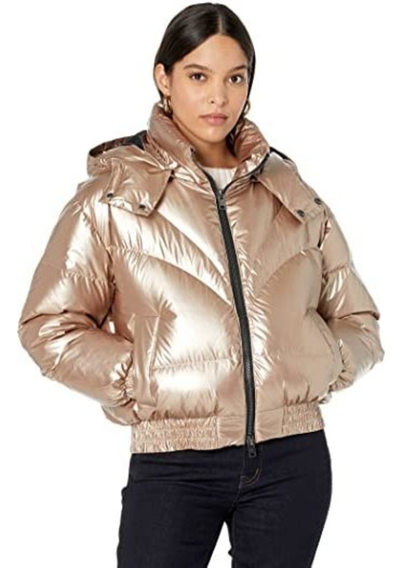 AllSaints Mika Metallic Puffer