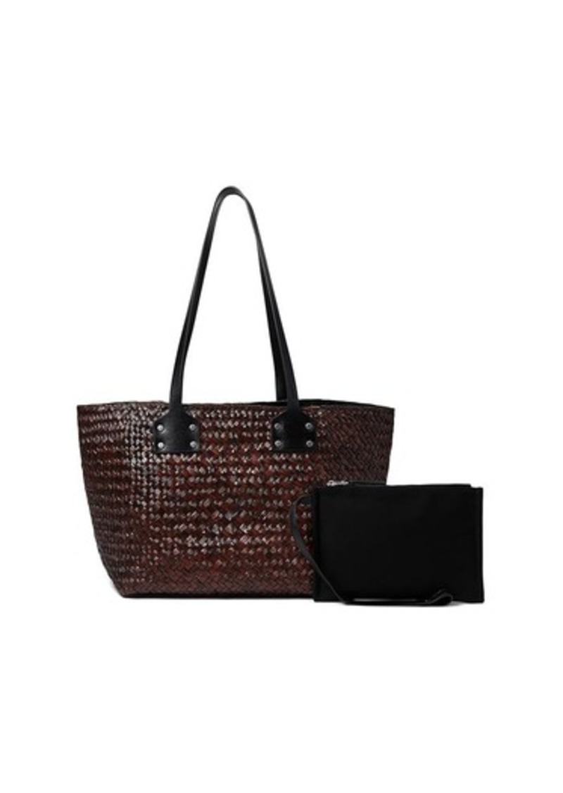 AllSaints Mosley Straw Tote