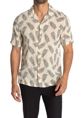 AllSaints Pineapple Short Sleeve Button Front Tailored Shirt