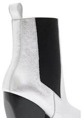 AllSaints Ria Metallic Leather Chelsea Boots