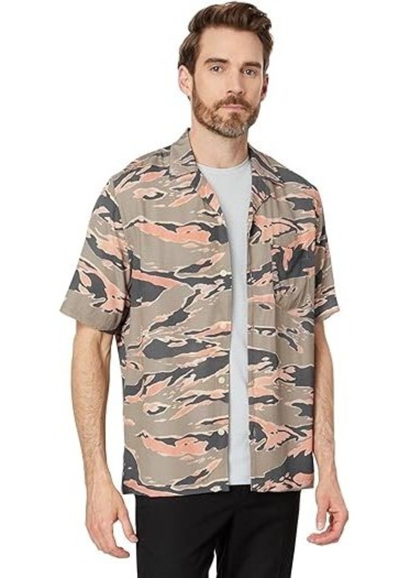 AllSaints Solar Camo Short Sleeve Shirt