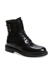 AllSaints Brigade Combat Boot in Black Leather at Nordstrom