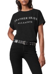 AllSaints Leather Skies Imogen Graphic Tee
