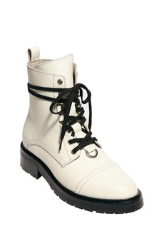 AllSaints Lira Hiker Boot in White Leather at Nordstrom