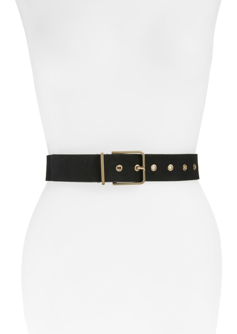 all saints suede belt