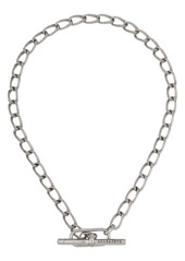 AllSaints Toggle Chain Collar Necklace in Warm Silver at Nordstrom