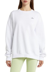 Alo Accolade Crewneck Cotton Blend Sweatshirt