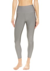 Alo Airlift High Waist Midi Leggings in Shadow Grey at Nordstrom