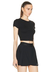 alo Soft Crop Finesse Short Sleeve Top