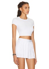 alo Soft Crop Finesse Short Sleeve Top