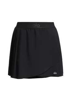 Alo Yoga Aces Wrap-Effect Tennis Skirt