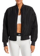 Alo Yoga Faux Fur Lined Urbanite Bomber Jacket