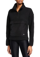 Alo Yoga Blackcomb Fleece Pullover w/ Front Pocket