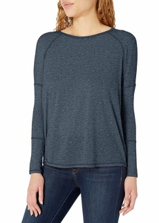 Alternative Apparel Alternative Women's Eco Gauze Ramble Long Sleeve Raglan Tunic Shirt  XSS