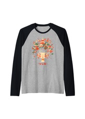 Alternative Apparel Christmas Tree Pastel Anime Girl Waifu sweet Holiday Kawaii Raglan Baseball Tee