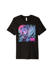 Alternative Apparel Goth Grunge Demon Anime Girl Waifu Horror Alt Aesthetic Premium T-Shirt