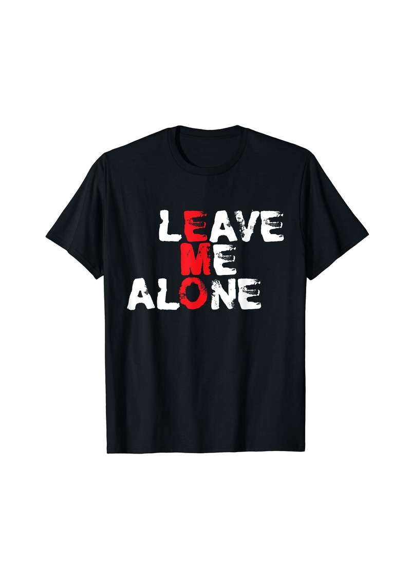 Alternative Apparel Leave me Alone | Emo clothes | Emocore | Emo Music T-Shirt