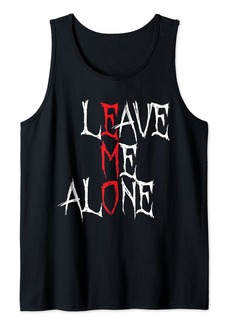 Alternative Apparel Leave me Alone | Emo clothes | Emocore Emo Music Fan | Emo Tank Top