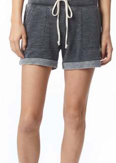 Alternative Apparel Lounge Shorts In Washed Black